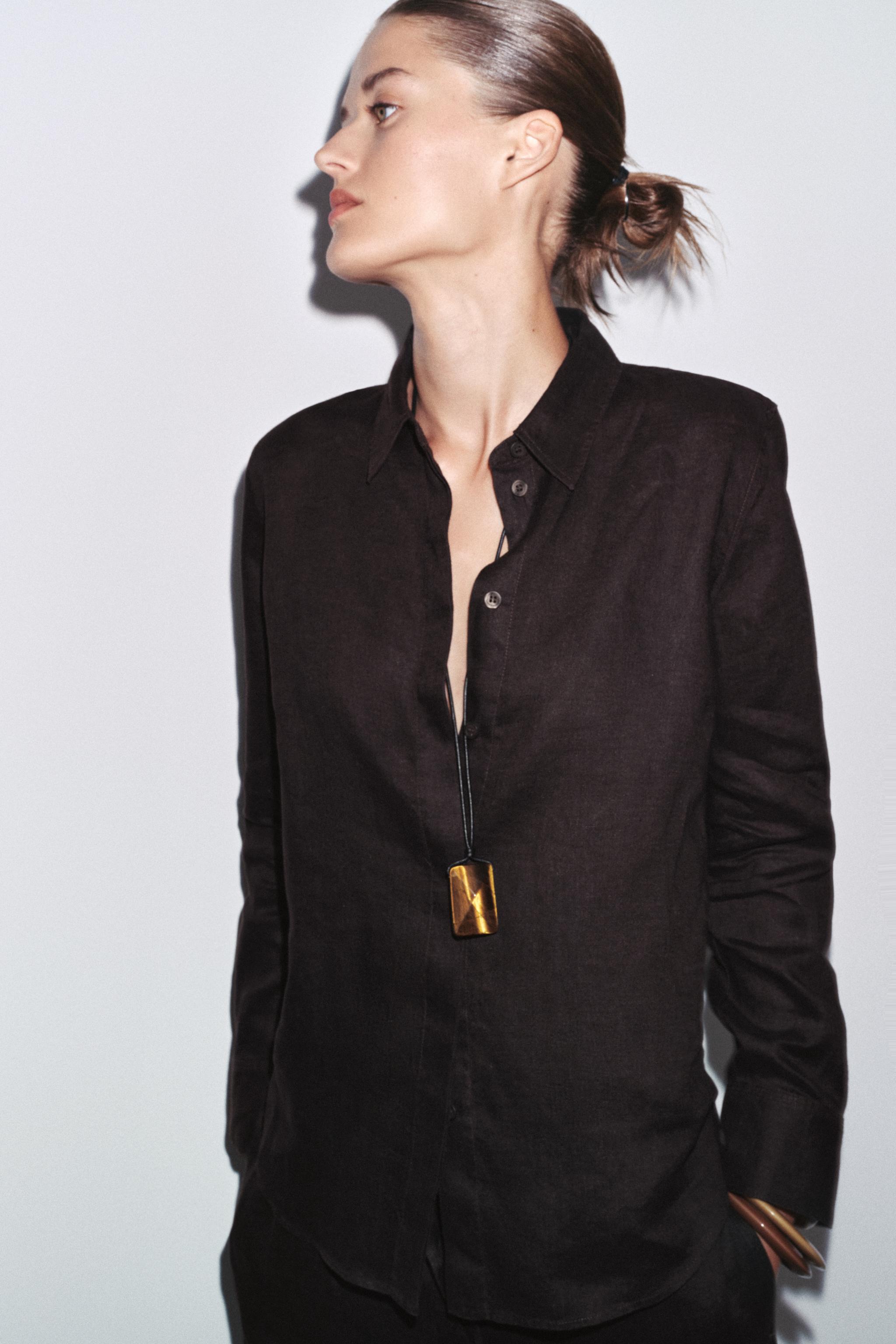 100% LINEN SHIRT ZW COLLECTION